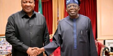 Tinubu, Mahama Meet in Abuja to Strengthen Nigeria-Ghana Ties