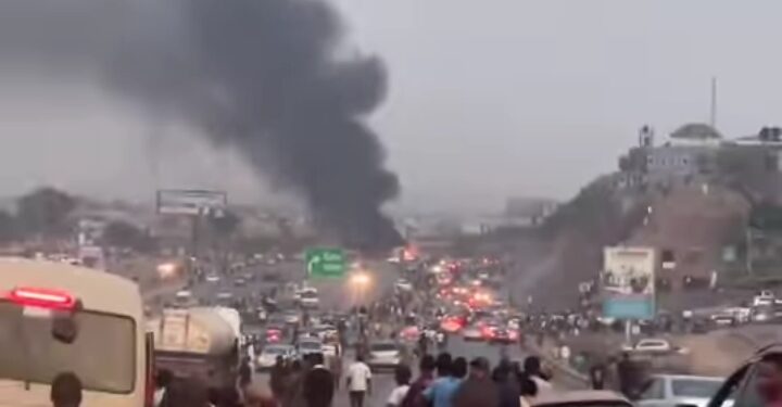 Panic in Abuja as CNG Truck Explodes Near Karu Bridge