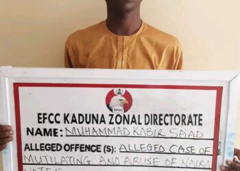 EFCC Nabs Kaduna Content Creator for Spraying, Stepping on Naira