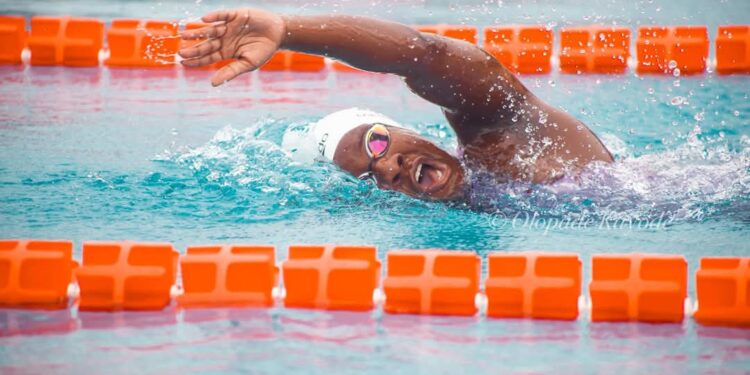 Kolade Otunla Breaks 100m Backstroke Record, Wins Gold for Team Ogun