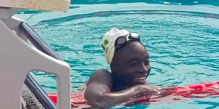 NSF: Michelle Ibidapo, 13, Claims Gold in 1,500m Freestyle Swimming 