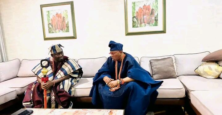 Alaafin Visits Oluwo Tuesday in Historic Royal Engagement