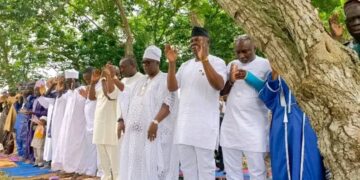 Oba Ogungbangbe Celebrates Eid with Muslim Community, Calls for Love and Cooperation