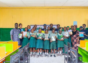 Ogun School Gets New Library, Laptop as Foundation Marks Children’s Day