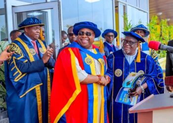 Adeleke University Confers Honorary Degree on Osun Governor During Combined Convocation