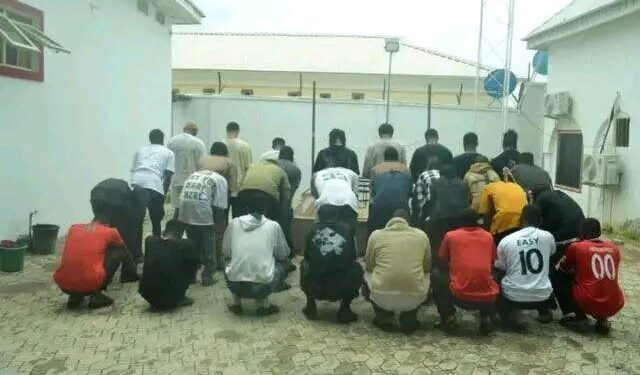 Fraud Bust: 32 Arrested in Bauchi as EFCC Recovers Car, Pistol, Laptops