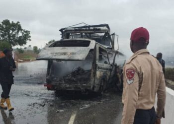 21 Feared Dead, 3 Injured as Fire Guts Vehicles in Kano Accident