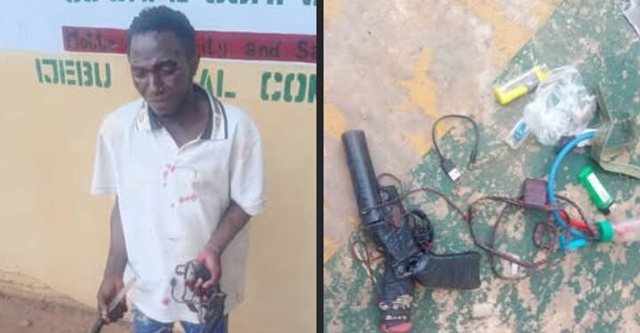 Gun, Drugs, Charm Recovered as So-Safe Arrests Suspect in Ogun 