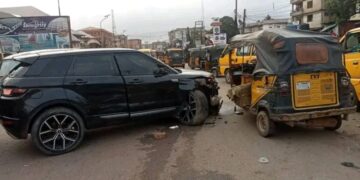 One Killed, Several Injured As Lexus Jeep Rams Into Tricycles In Anambra