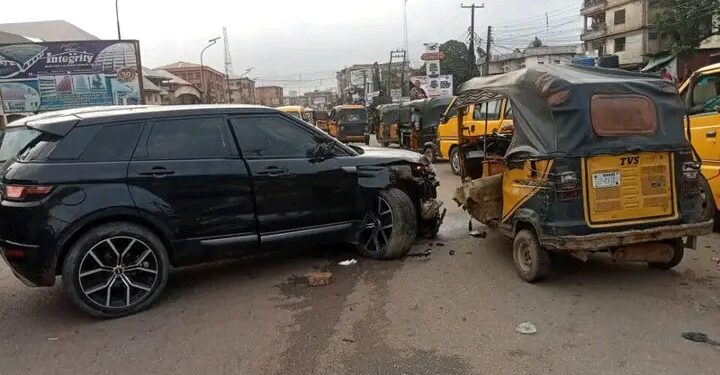 One Killed, Several Injured As Lexus Jeep Rams Into Tricycles In Anambra