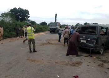 Six dead, 19 injured as bus somersaults in Ogun