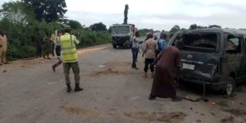 Six dead, 19 injured as bus somersaults in Ogun
