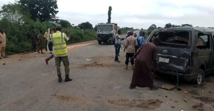 Six dead, 19 injured as bus somersaults in Ogun