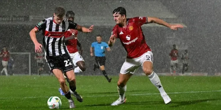 Shock at Blundell Park as Grimsby dump Man United out of EFL Cup