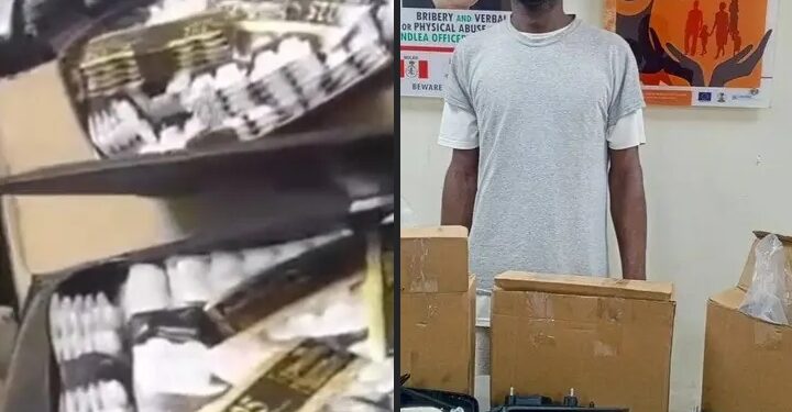 NDLEA Intercepts Cocaine, Tramadol Hidden in Vehicle Mirrors at Lagos Airport