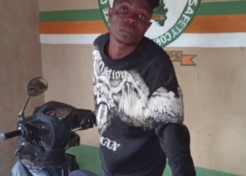 Notorious Bike Thief Falls into So-Safe Corps Net in Ogun