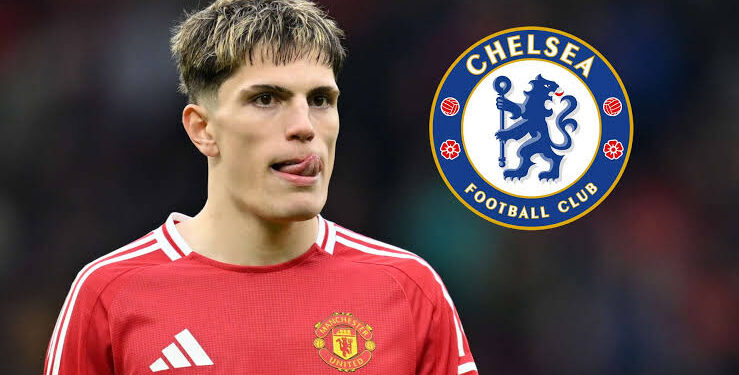 Man Utd winger Garnacho joins Chelsea in £40m transfer