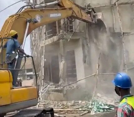Lagos Demolishes Illegal Buildings at Trade Fair Complex, Traders Count Losses