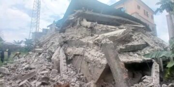Workers Trapped as Building Crashes Near Anambra Assembly