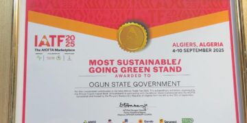 Ogun shines at IATF 2025, wins sustainability award in Algeria