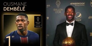 Dembele Beats Yamal to Win 2025 Ballon d’Or for PSG