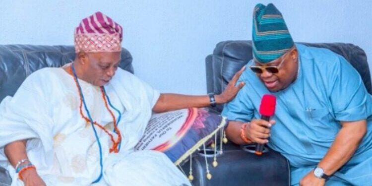 Olubadan-Designate, Rashidi Ladoja Backs Adeleke for Re-election as Osun Governor