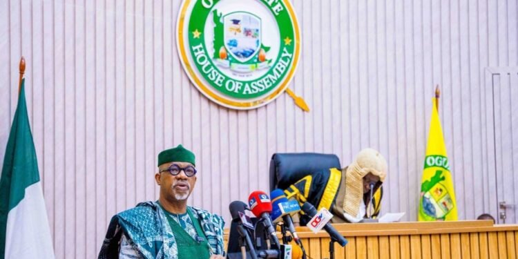 Ogun Governor Submits 2026–2028 MTEF to Assembly for Approval