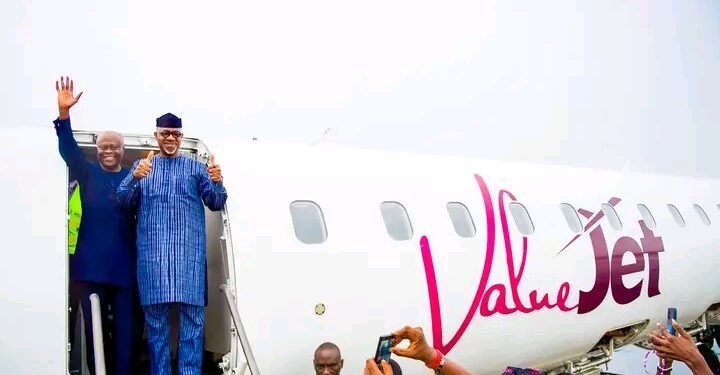 Sports Writers Association Hails Abiodun, ValueJet on Ogun’s First Commercial Flight Operation