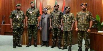 Tinubu tasks new Service Chiefs on professionalism, vigilance