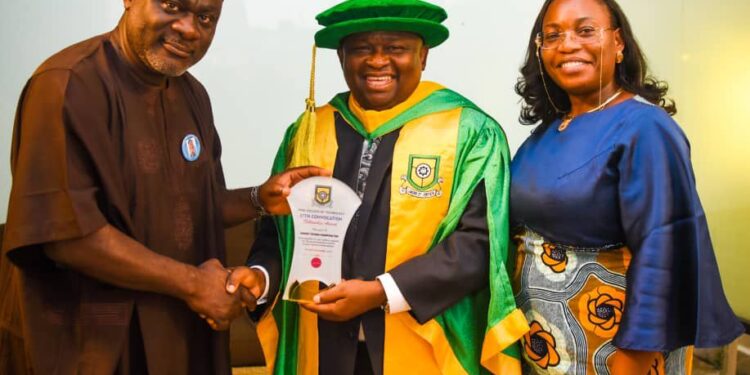 Senator Adeola Yayi Bags Yabatech Fellowship, Pledges More Support For Education