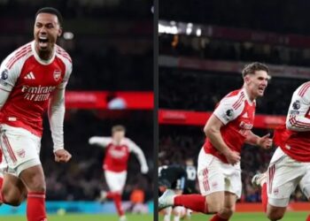 EPL: Arsenal end Villa winning streak with emphatic 4:1 victory