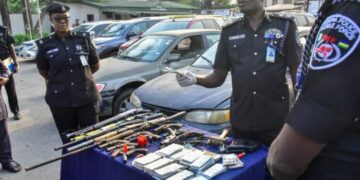 Lagos Police Arrest Dozens, Recover 17 Firearms in Two Months