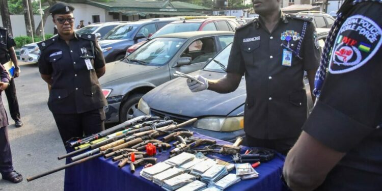 Lagos Police Arrest Dozens, Recover 17 Firearms in Two Months