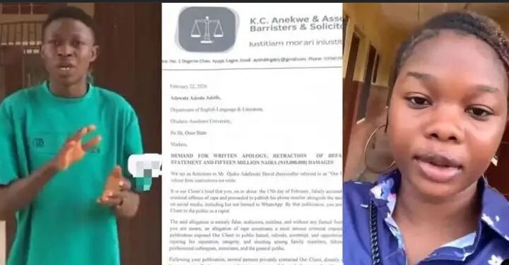OAU Student Slams N15m Suit Over Alleged False Rape Claim