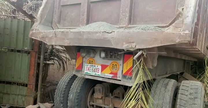 Truck Rams Into Home in Imo, Kills Mother of Three, Leaves Husband Critical