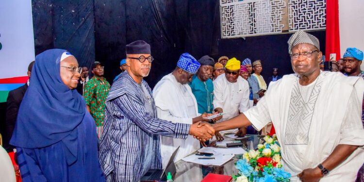 Abiodun Urges Internal Democracy as Ogun APC Re-Elects Sanusi, 35 Others 