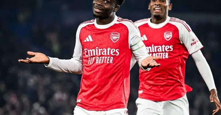 Arsenal grind out narrow win at Brighton to boost EPL hopes