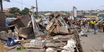 Ogun govt clears Sango Tollgate shanties over rising accidents