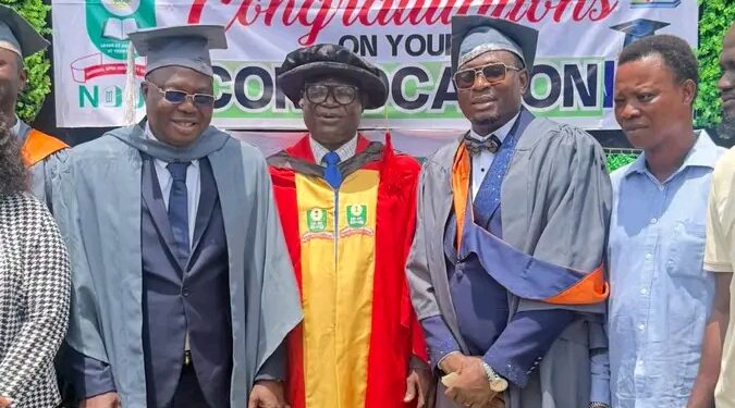 Nollywood actor Mr Latin bags BSc as NOUN graduates 24,575 students
