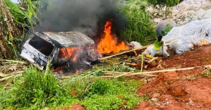 Five Burnt To Death, 10 Injured In Ogun Auto Crash