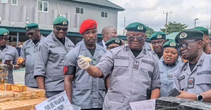 Customs Seize Arms, Drugs, Rice Worth ₦3.22bn in Oyo/Osun