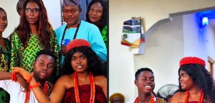 Peller, Jarvis seal tradition as TikToker pays bride price in Lagos ceremony