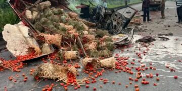 Two Die, Two Escape as Truck, Bus Collide on Ogun Expressway