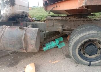 Container truck crushes wheelchair beggar in Ogun