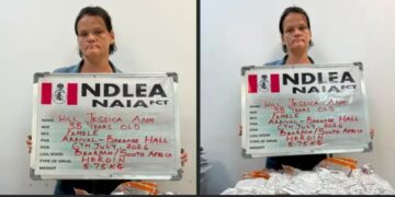 NDLEA Arrests South African Woman Using Three-Year-Old Son as Cover to Smuggle Heroin