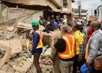 Ogun building collapse death toll rises to three as 12 rescued