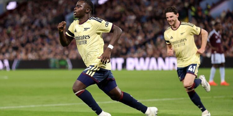 Saka Strike Earns Arsenal Hard-Fought Win Over Aston Villa