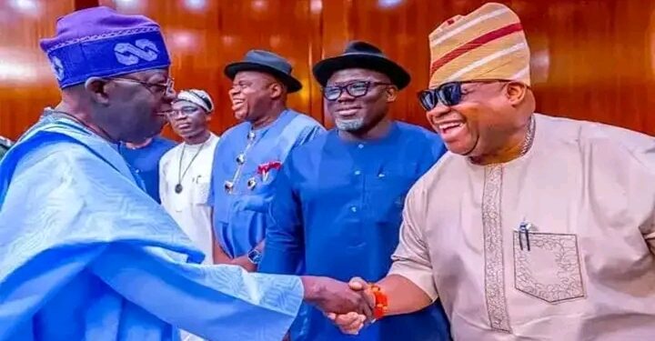 Tinubu Hails Adeleke’s Re-election, Urges Him to Unite Osun