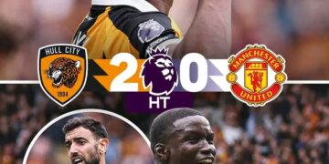 EPL: Manchester United Suffer 2-0 Defeat to Newly Promoted Hull City