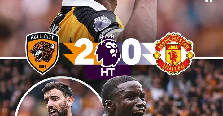 EPL: Manchester United Suffer 2-0 Defeat to Newly Promoted Hull City